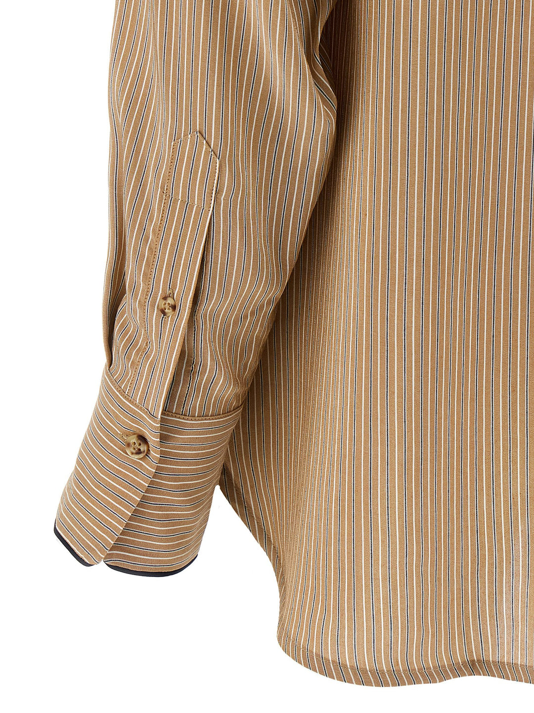 Victoria Beckham Piping Detail Pyjama Camicie - Marrone | 92d4efec5e315df5c615eb0678ac0d460b9bc5f6