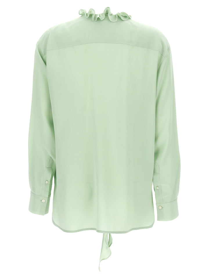 Victoria Beckham Ruffle Camicie - Verde | fc36c0d0989e782c160527bc5df9e0af61fe5db2