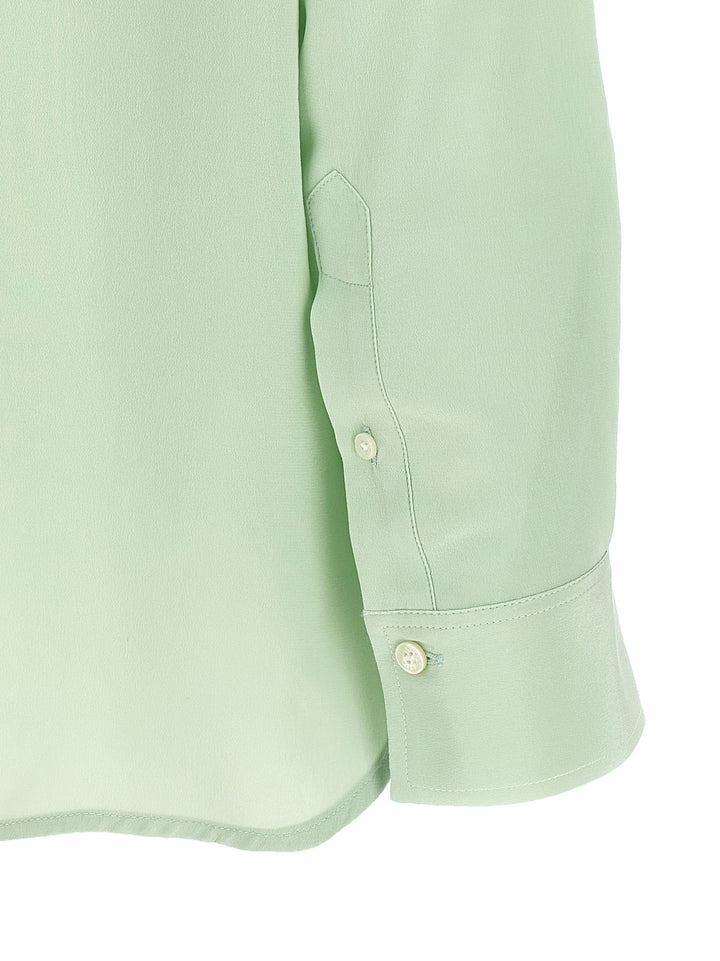 Victoria Beckham Ruffle Camicie - Verde | a05c53083058be1c51abfbf3390d5e938c48bd64