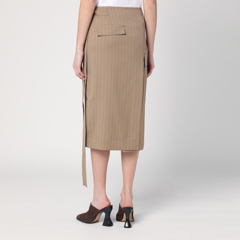 Victoria Beckham Gonne - Beige | 22cbeb17674b0317f2958cbdd5d9045f54d9bd32