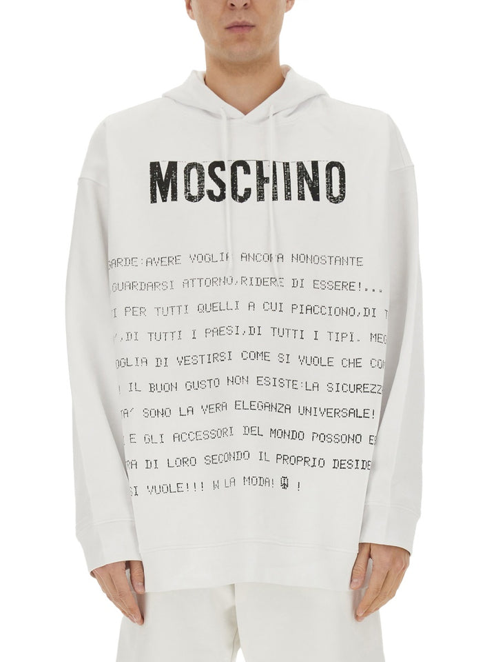 Moschino Felpe - Bianco | Wanan Luxury