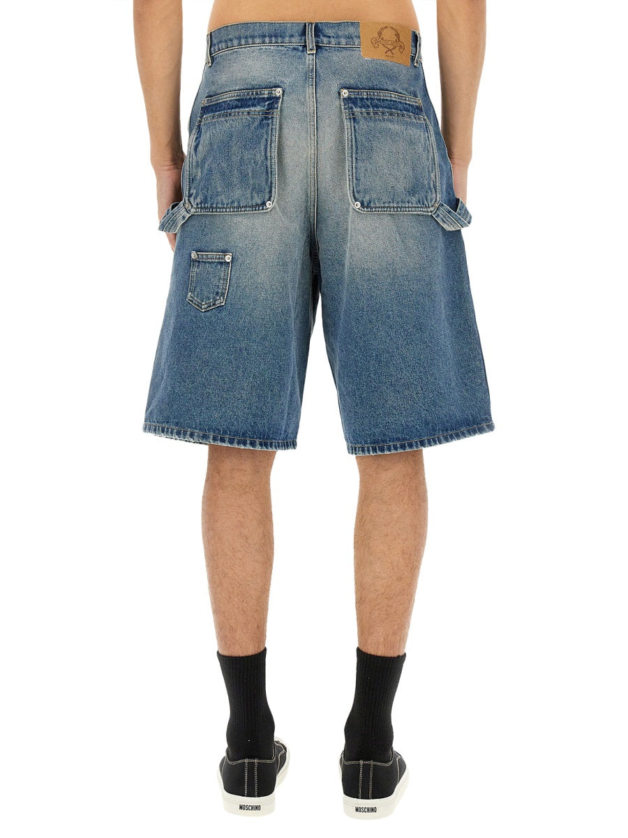 Moschino Shorts - Denim | 42feeed194f4e1bfbba3d9233a1e9591213c9406