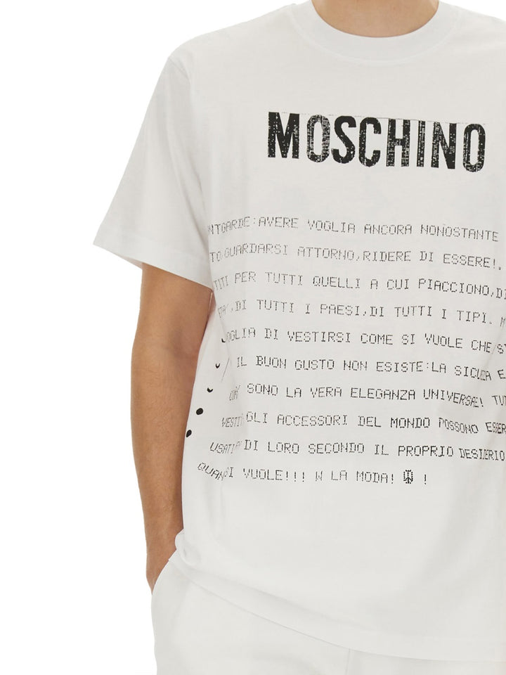 Moschino T shirt - Bianco | Wanan Luxury