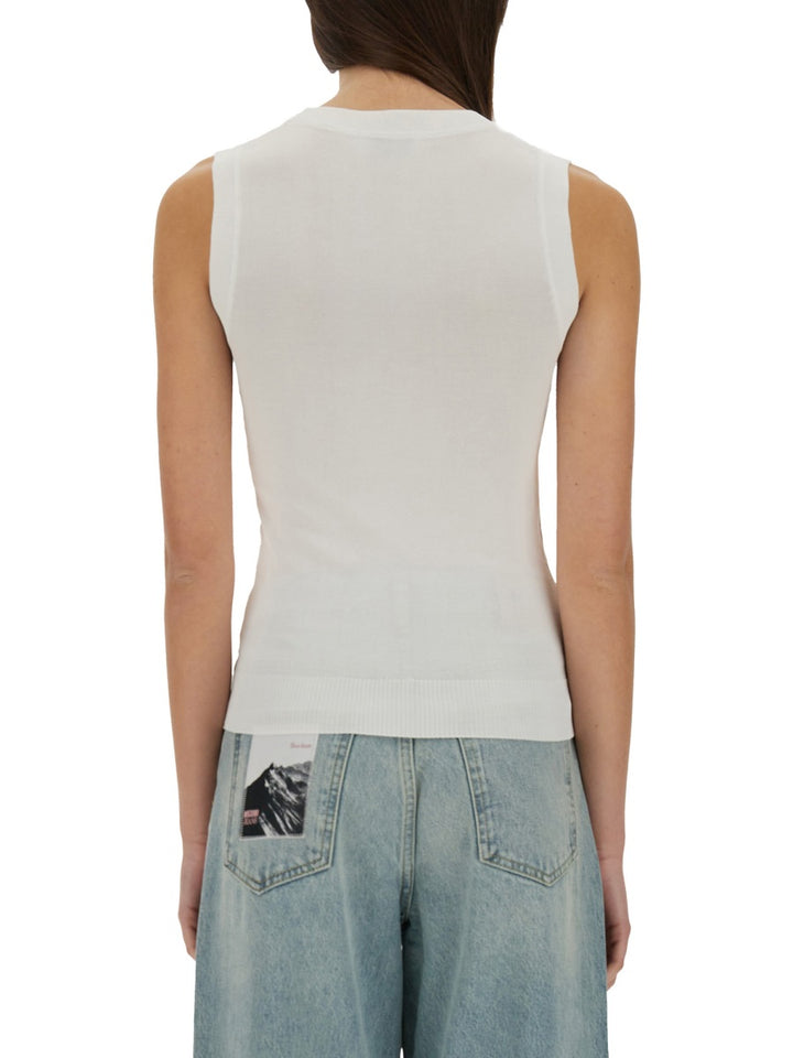 Moschino Jeans Top - Bianco | Wanan Luxury