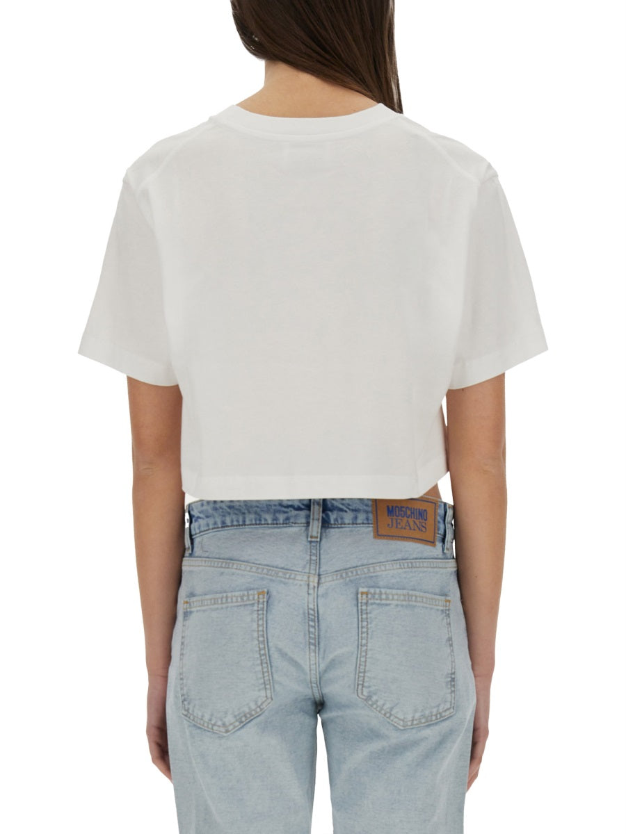 Moschino Jeans T shirt - Bianco | Wanan Luxury