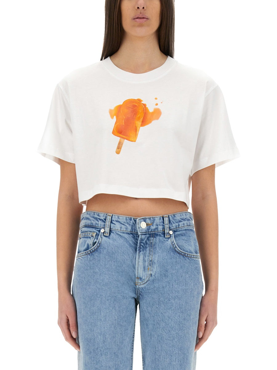 Moschino Jeans T shirt - Bianco | Wanan Luxury