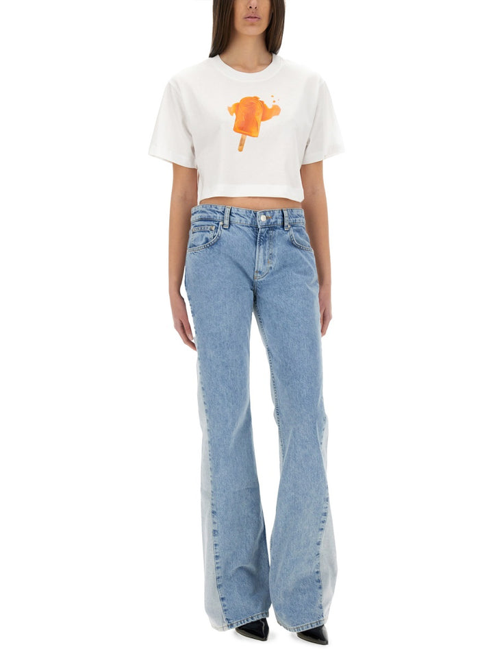 Moschino Jeans T shirt - Bianco | Wanan Luxury