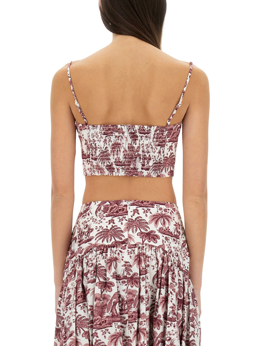 Staud Top - Bordeaux | Wanan Luxury