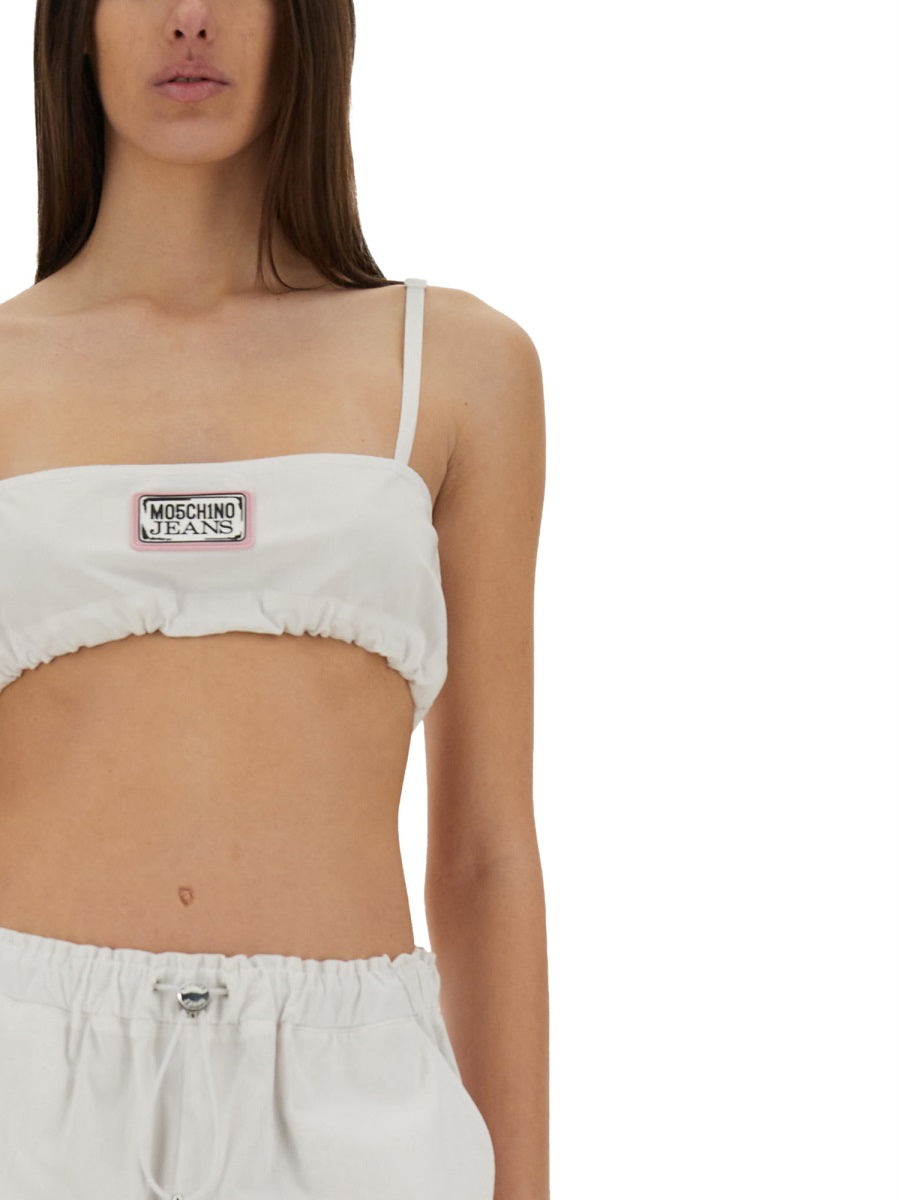 Moschino Jeans Top - Bianco | Wanan Luxury