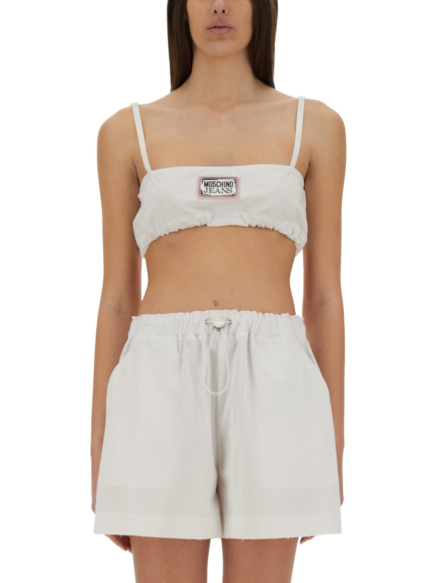 Moschino Jeans Top - Bianco | Wanan Luxury