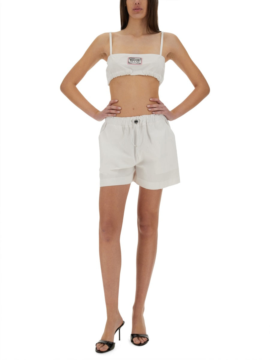 Moschino Jeans Top - Bianco | Wanan Luxury