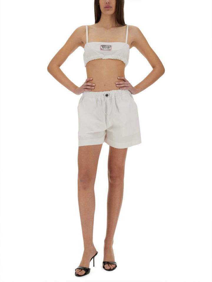 Moschino Jeans Top - Bianco | Wanan Luxury