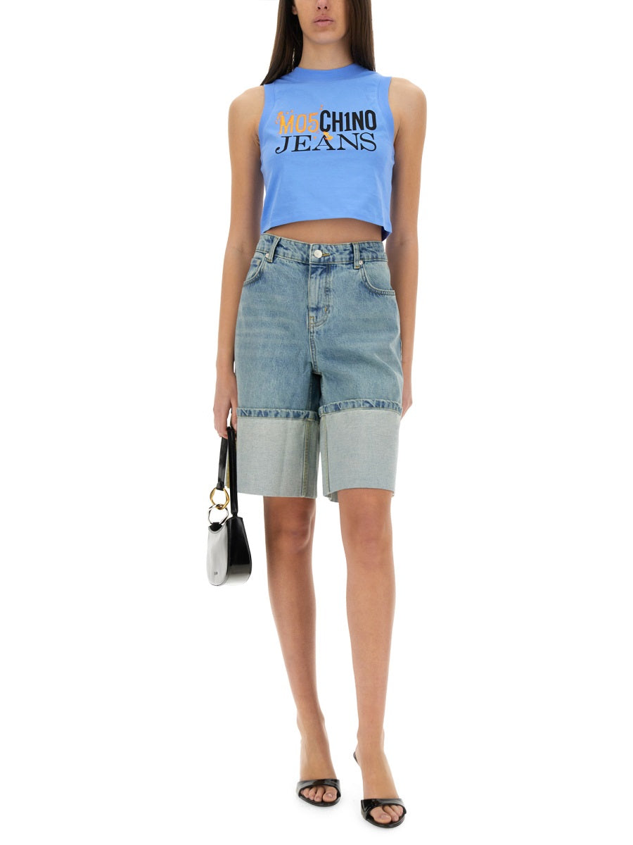 Moschino Jeans Shorts - Blu | Wanan Luxury