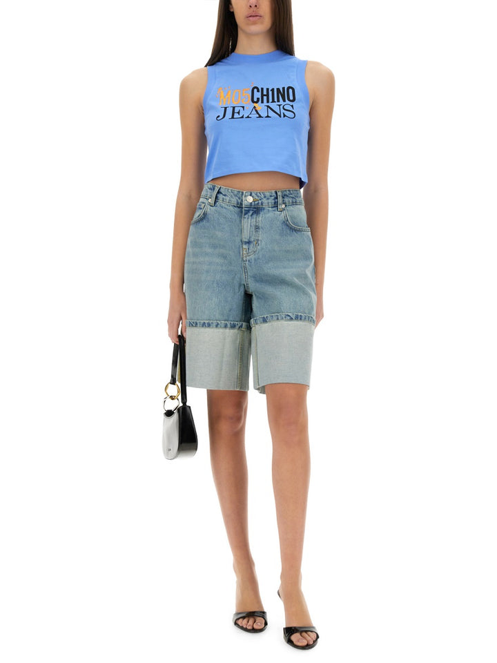 Moschino Jeans Shorts - Blu | Wanan Luxury
