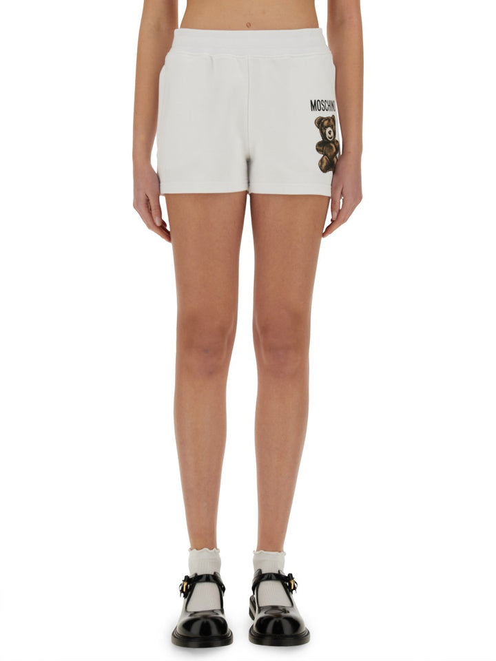 Moschino Shorts - White | 67ec0376dfe698c3eeda7dbc8c12af371f43c34c
