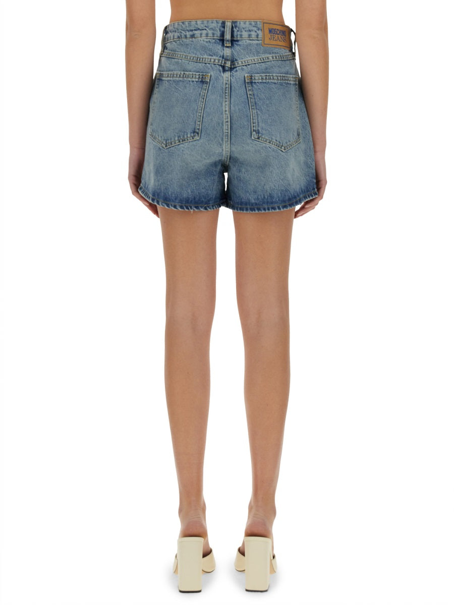 Moschino Jeans Shorts - Blu | Wanan Luxury