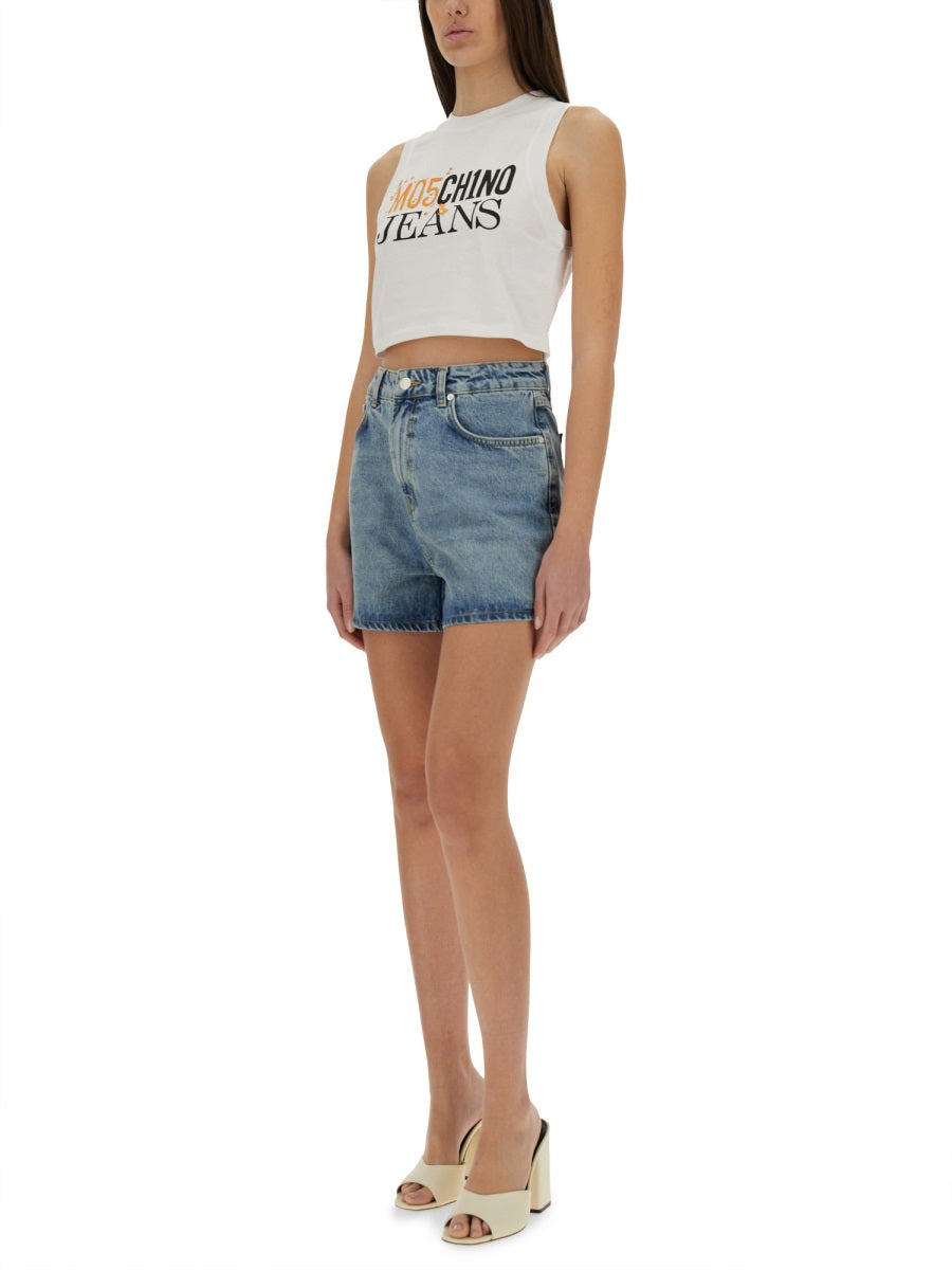 Moschino Jeans Shorts - Blu | Wanan Luxury