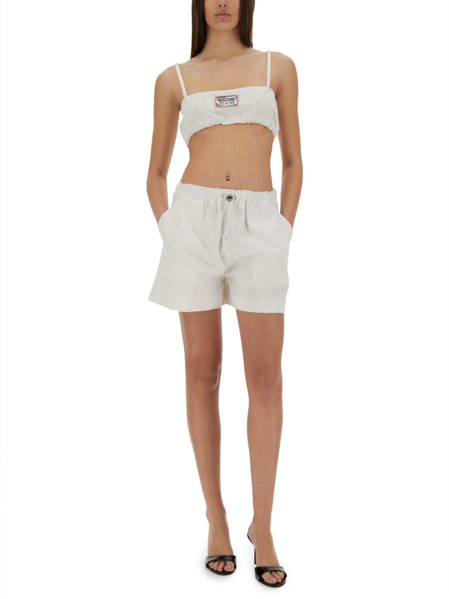 Moschino Jeans Shorts - Bianco | Wanan Luxury