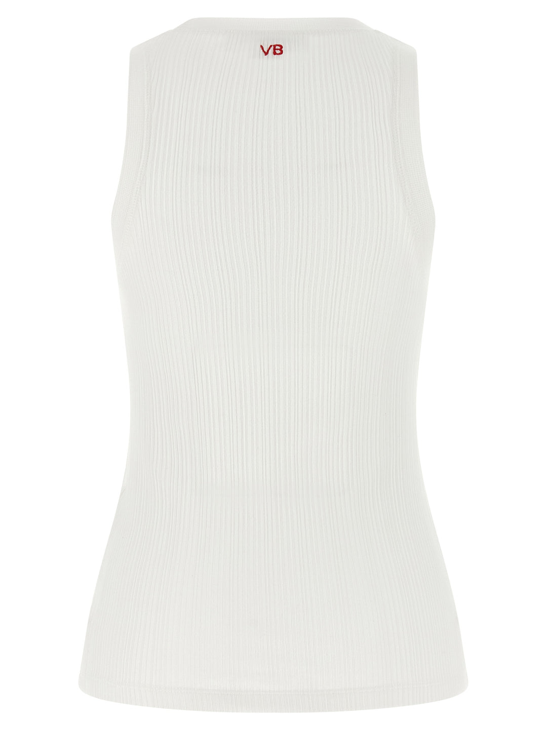 Victoria Beckham Rib Tank Top - Bianco | e5ae9914a5f2132295d4c04fa2cbd10f9dae987c