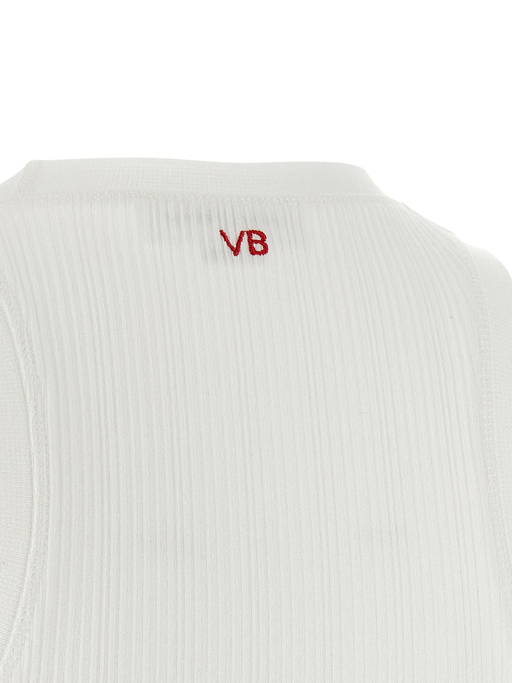 Victoria Beckham Rib Tank Top - Bianco | af0c45e7f43cc484d97089227d7b243b83b71177