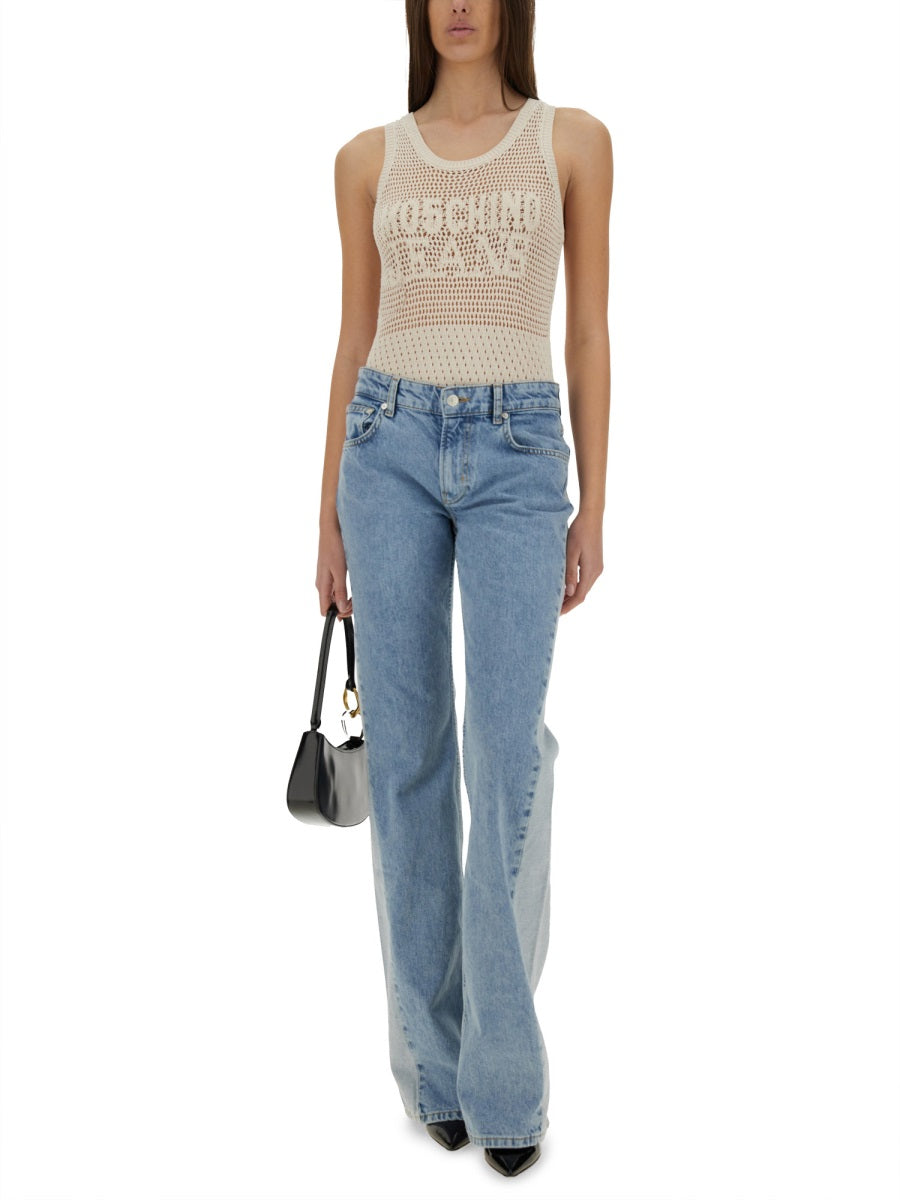 Moschino Jeans Top - Bianco | Wanan Luxury
