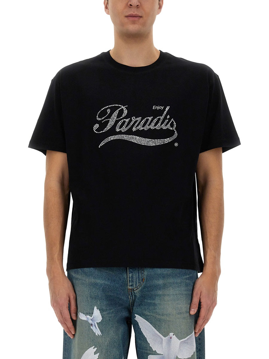 3.PARADIS T shirt - Nero | Wanan Luxury