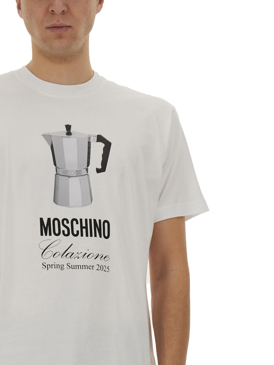 Moschino T shirt - Bianco | Wanan Luxury
