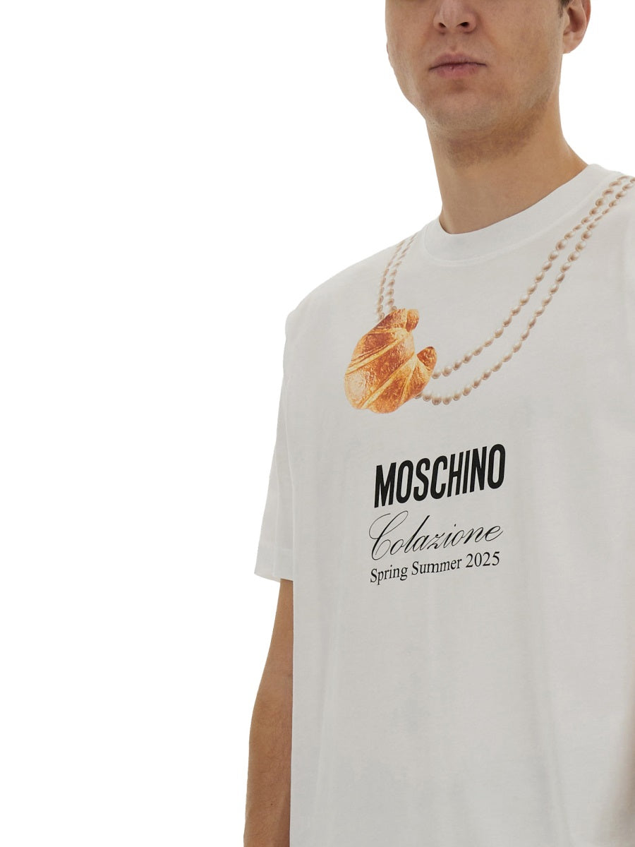 Moschino T shirt - Bianco | Wanan Luxury