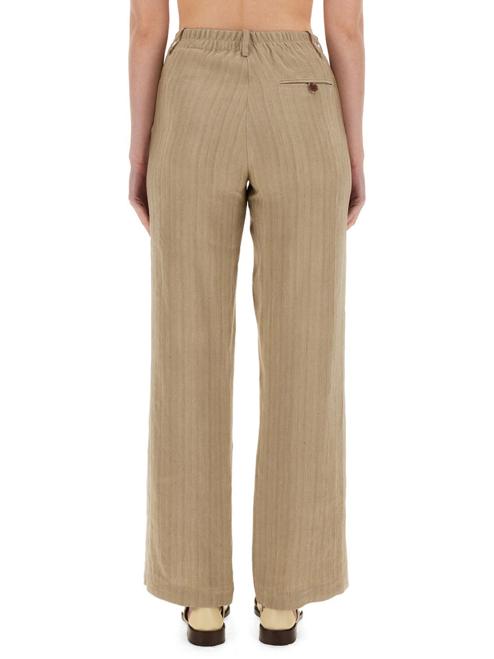 Alysi Pantaloni - Marrone | Wanan Luxury