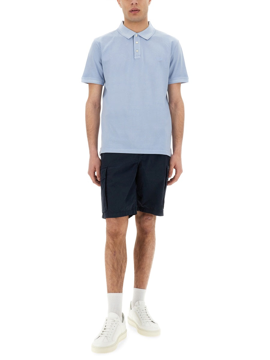 Woolrich Polo - Bianco, Azzurro | Wanan Luxury