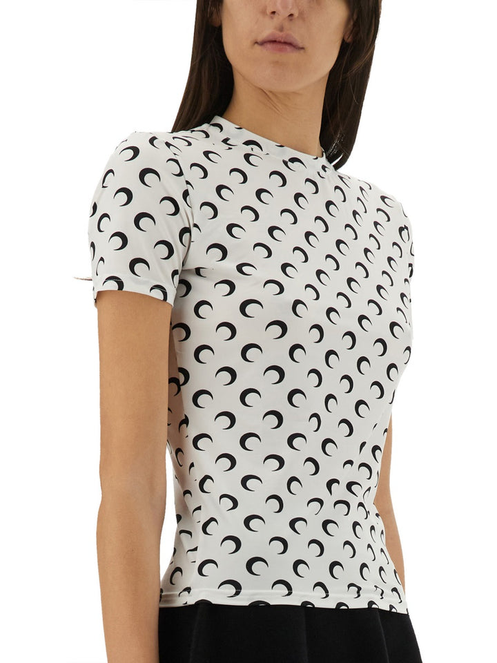 Marine Serre Top - White | dde8aff6c816ebff0de4acf58c638713e3b4b2f6