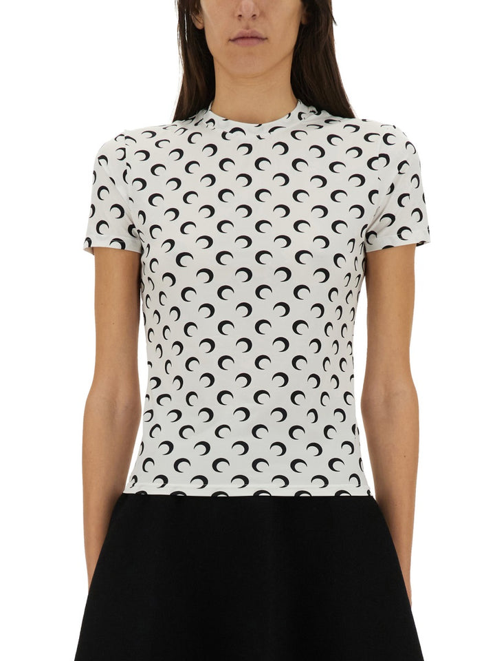 Marine Serre Top - White | b5953a7455166f2956d67ed10ecb91f4b135cc60