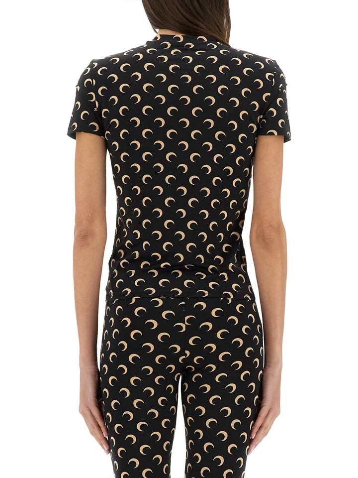 Marine Serre Top - Nero | Wanan Luxury