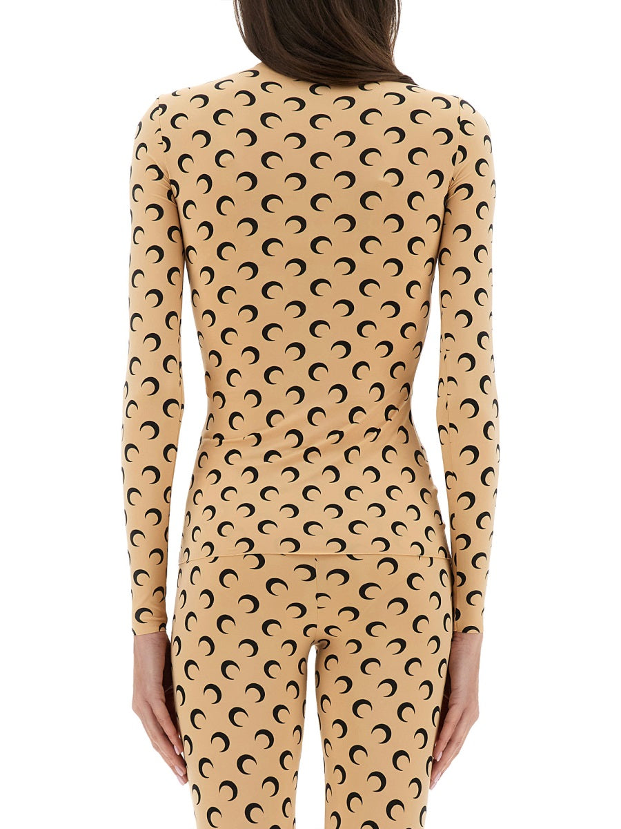 Marine Serre Top - Beige | Wanan Luxury