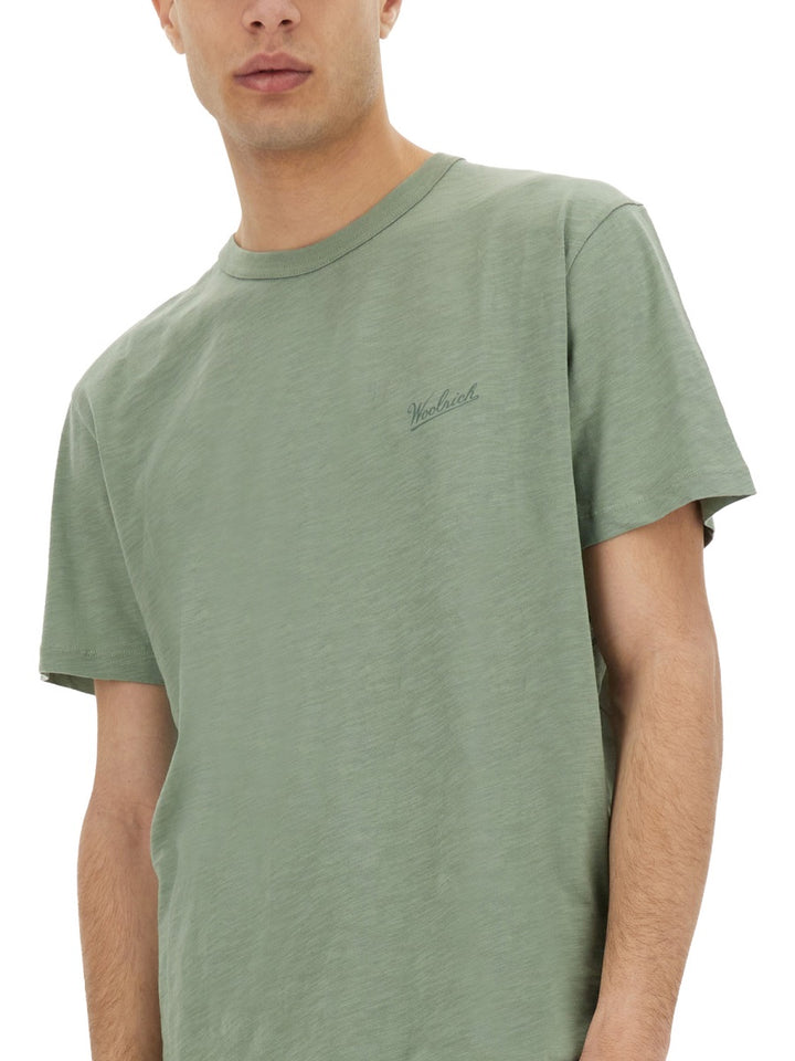 Woolrich T shirt - Verde | Wanan Luxury