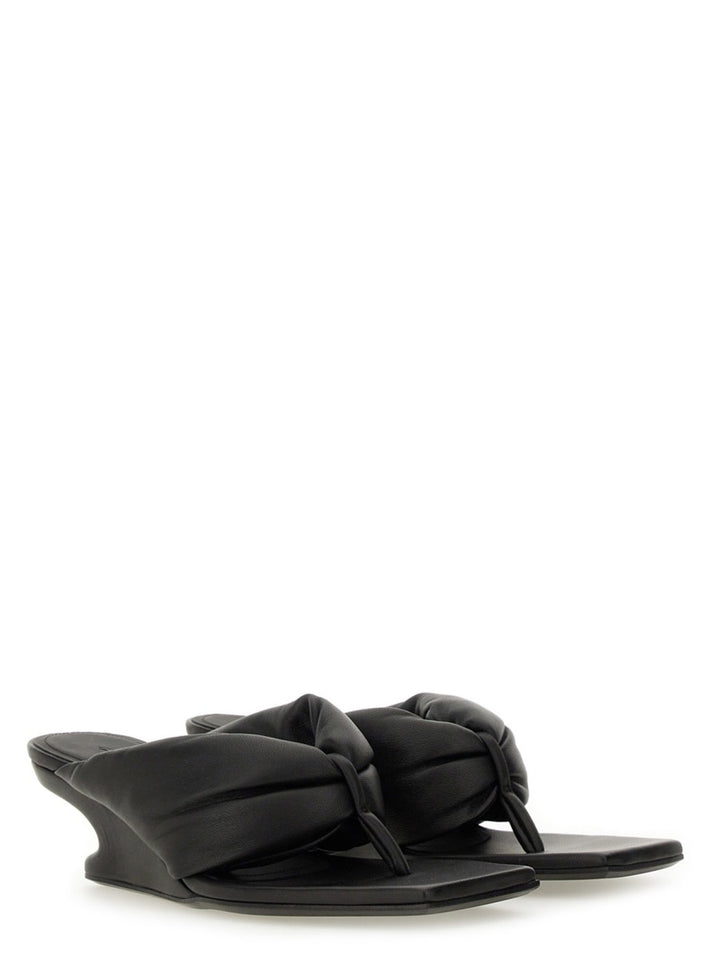Rick Owens Sandali - Nero | Wanan Luxury