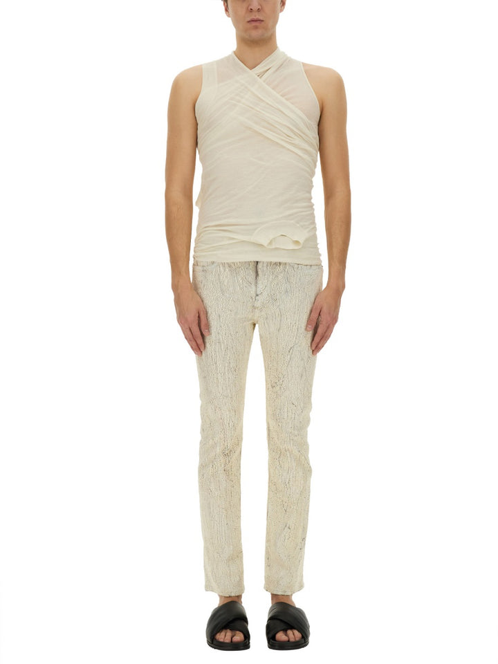 Rick Owens Pantaloni - Bianco | Wanan Luxury