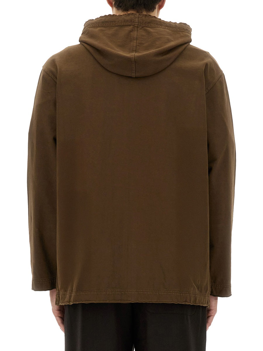 Uma Wang Felpe - Brown | 993d50873d49f30a60f75b9d43e89a8a45236530