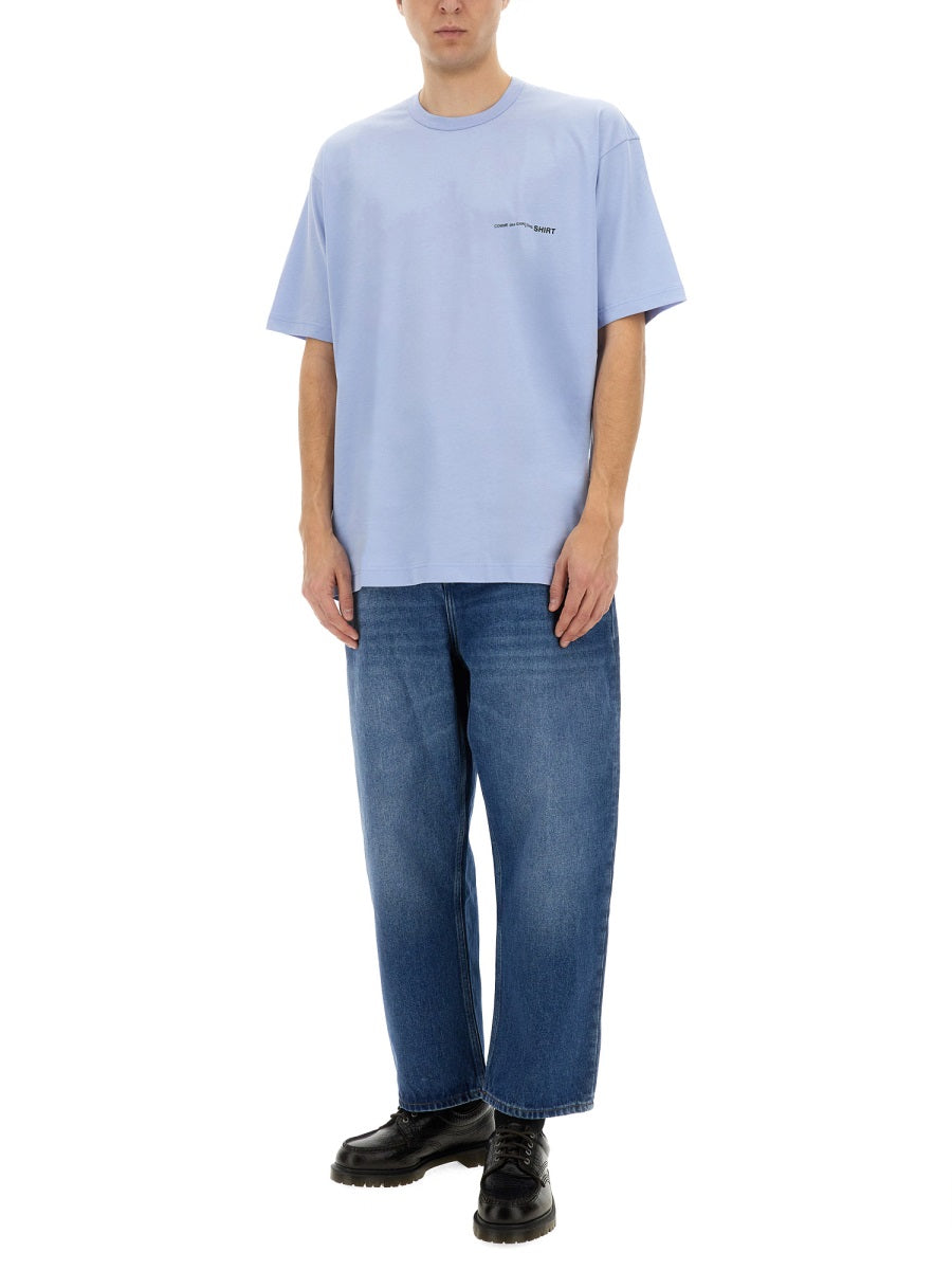 Comme Des Garçon Shirt T shirt - Bianco, Azzurro | Wanan Luxury