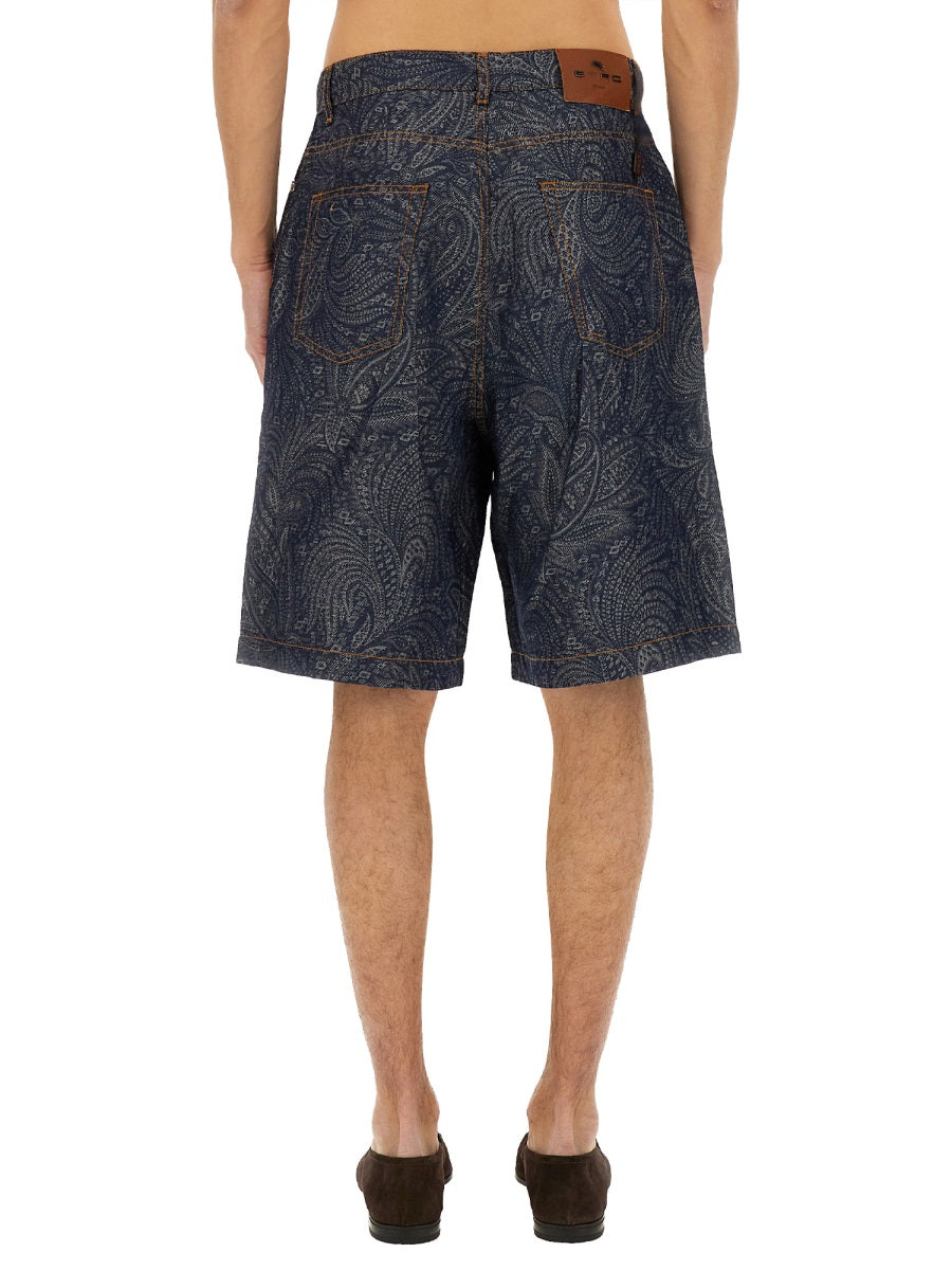 Etro Shorts - Denim | 8f2b2830339c5451a3b677d6bc53526d62466825