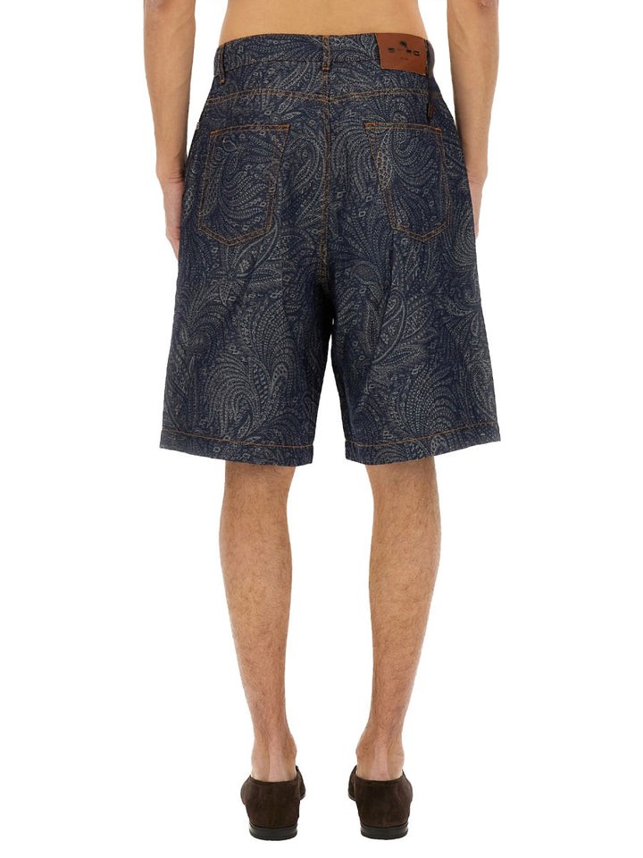 Etro Shorts - Denim | 8f2b2830339c5451a3b677d6bc53526d62466825