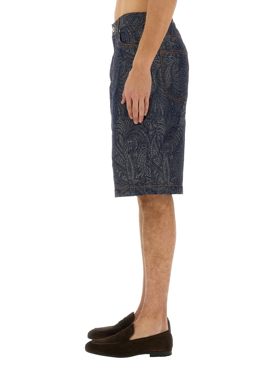 Etro Shorts - Denim | 61c95b67e89562e6dbbae6f39adbecea10d2225d