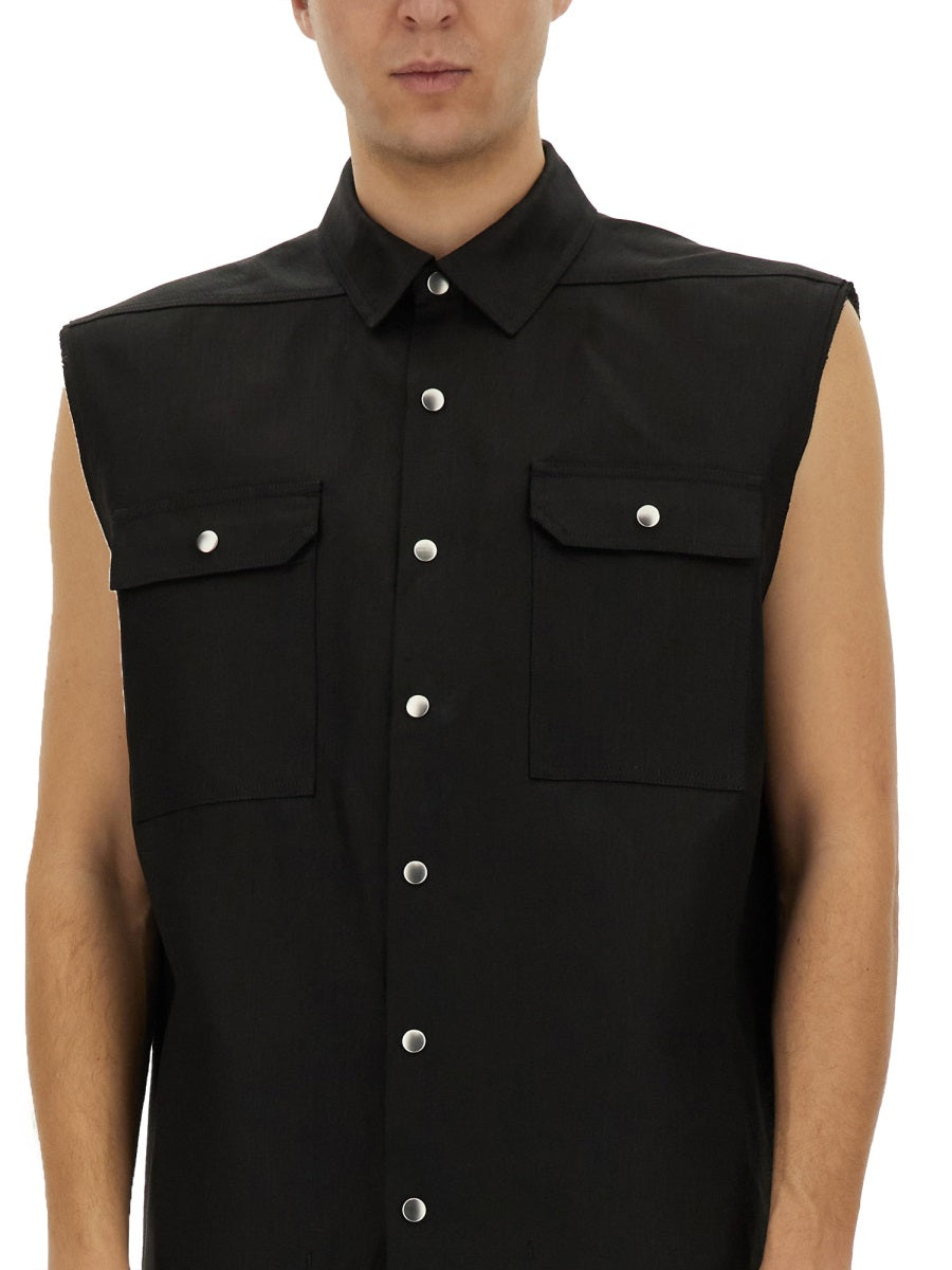Rick Owens Gilet - Nero | Wanan Luxury