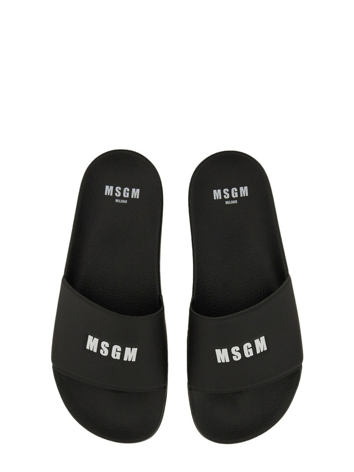 MSGM Sandali - Nero | Wanan Luxury
