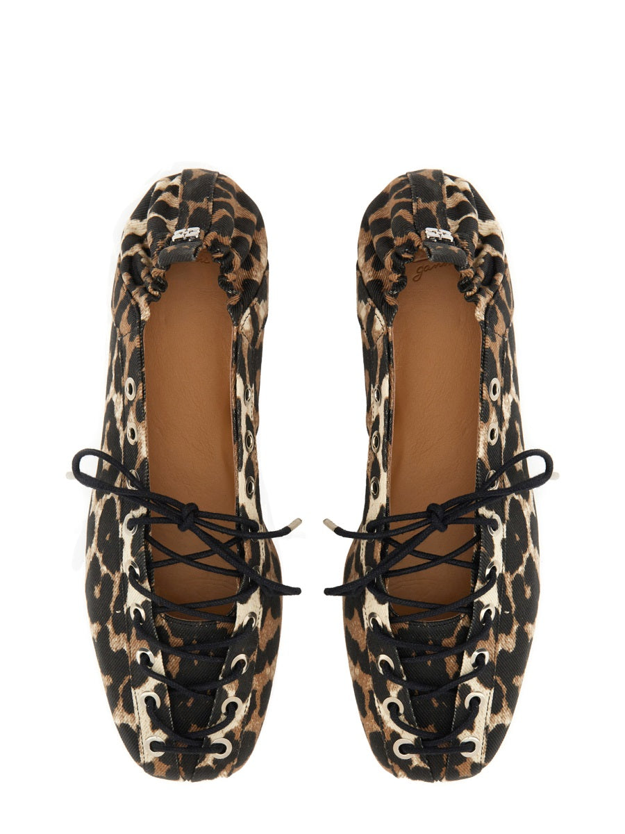 Ganni Scarpe Basse - Animalier | Wanan Luxury