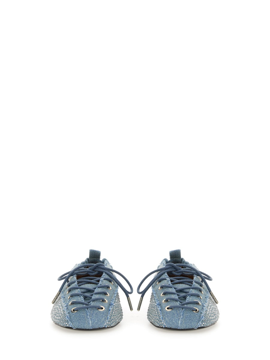 Ganni Scarpe Basse - Blu | Wanan Luxury