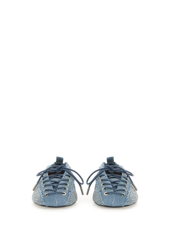 Ganni Scarpe Basse - Blu | Wanan Luxury