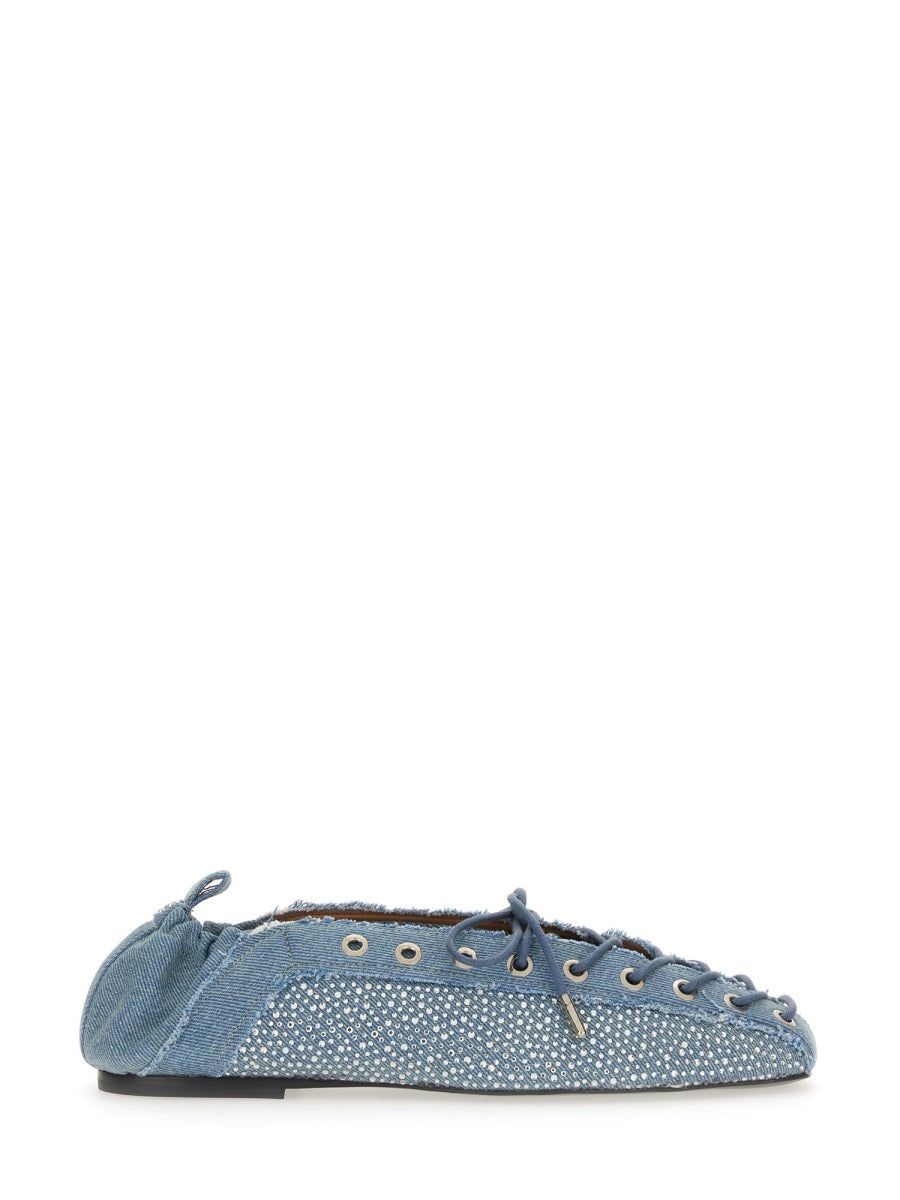 Ganni Scarpe Basse - Blu | Wanan Luxury