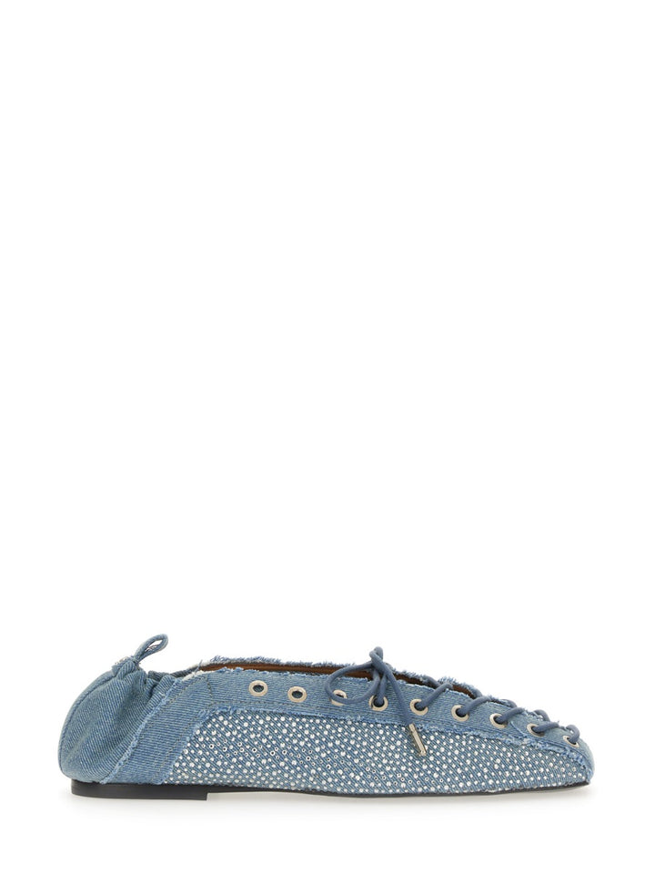 Ganni Scarpe Basse - Blu | Wanan Luxury