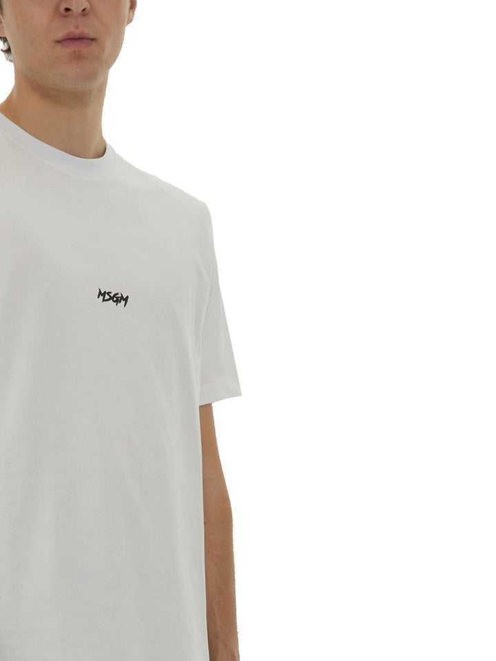 MSGM T shirt - Bianco | Wanan Luxury